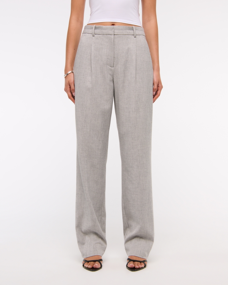 A&F Quinn Tailored Straight Pant