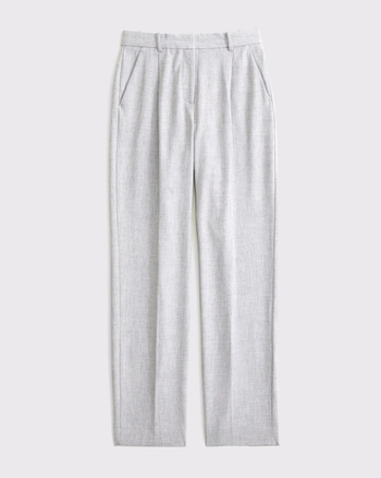 A&F Quinn Tailored Straight Pant