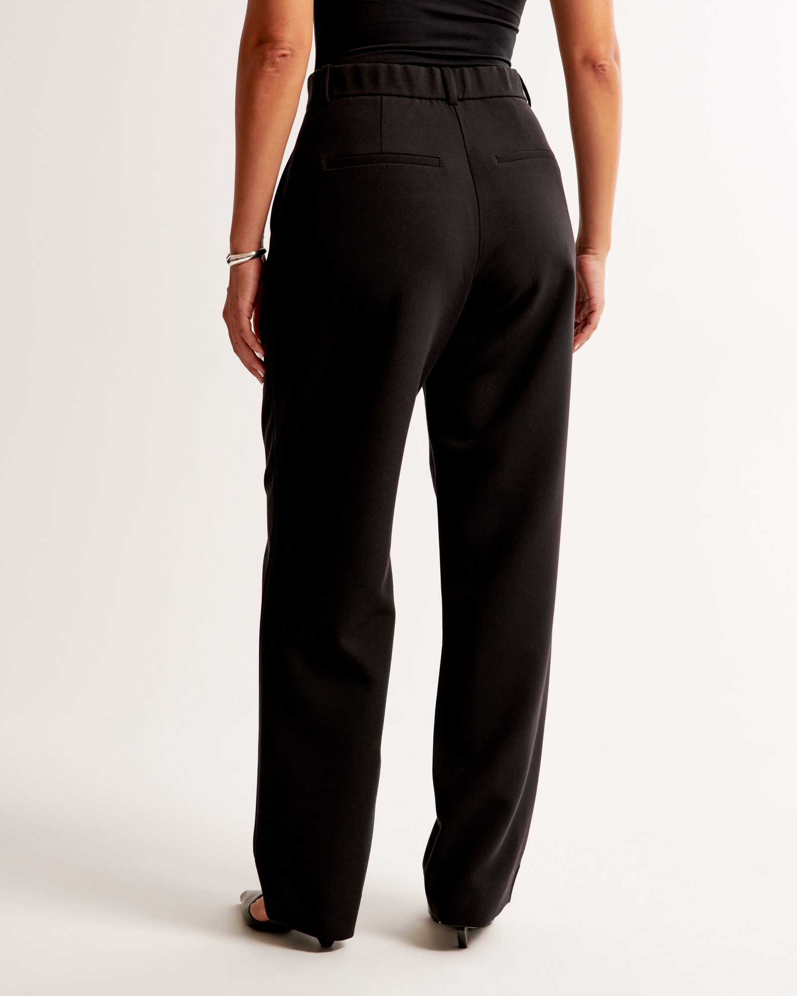 Curve Love A&F Quinn Tailored Pant