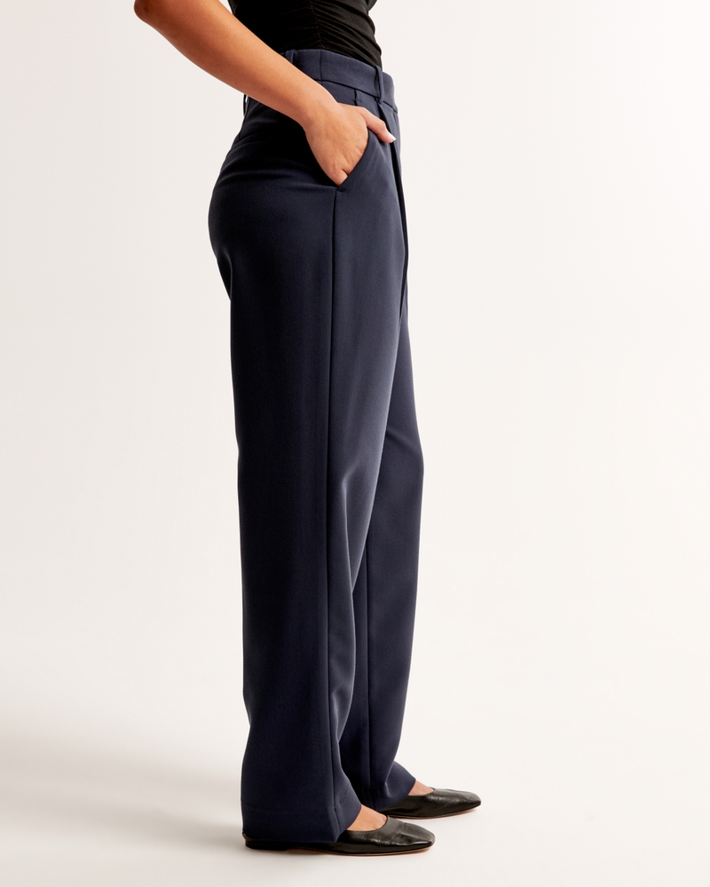 Curve Love A&F Quinn Tailored Pant