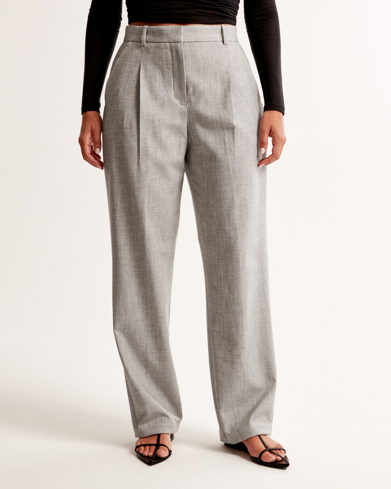 Curve Love A&F Quinn Tailored Pant