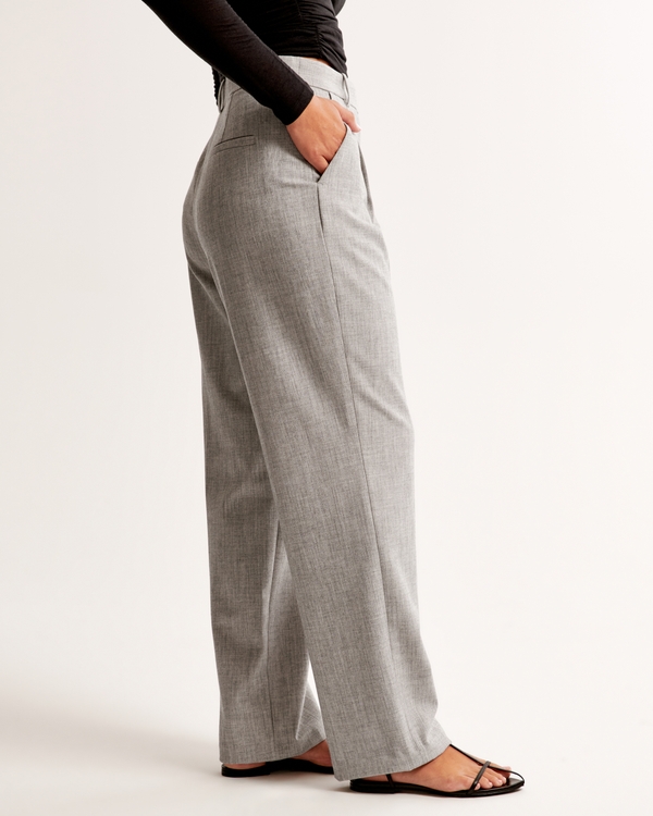 Women's Curve Love A&F Quinn Tailored Straight Pant | Women's