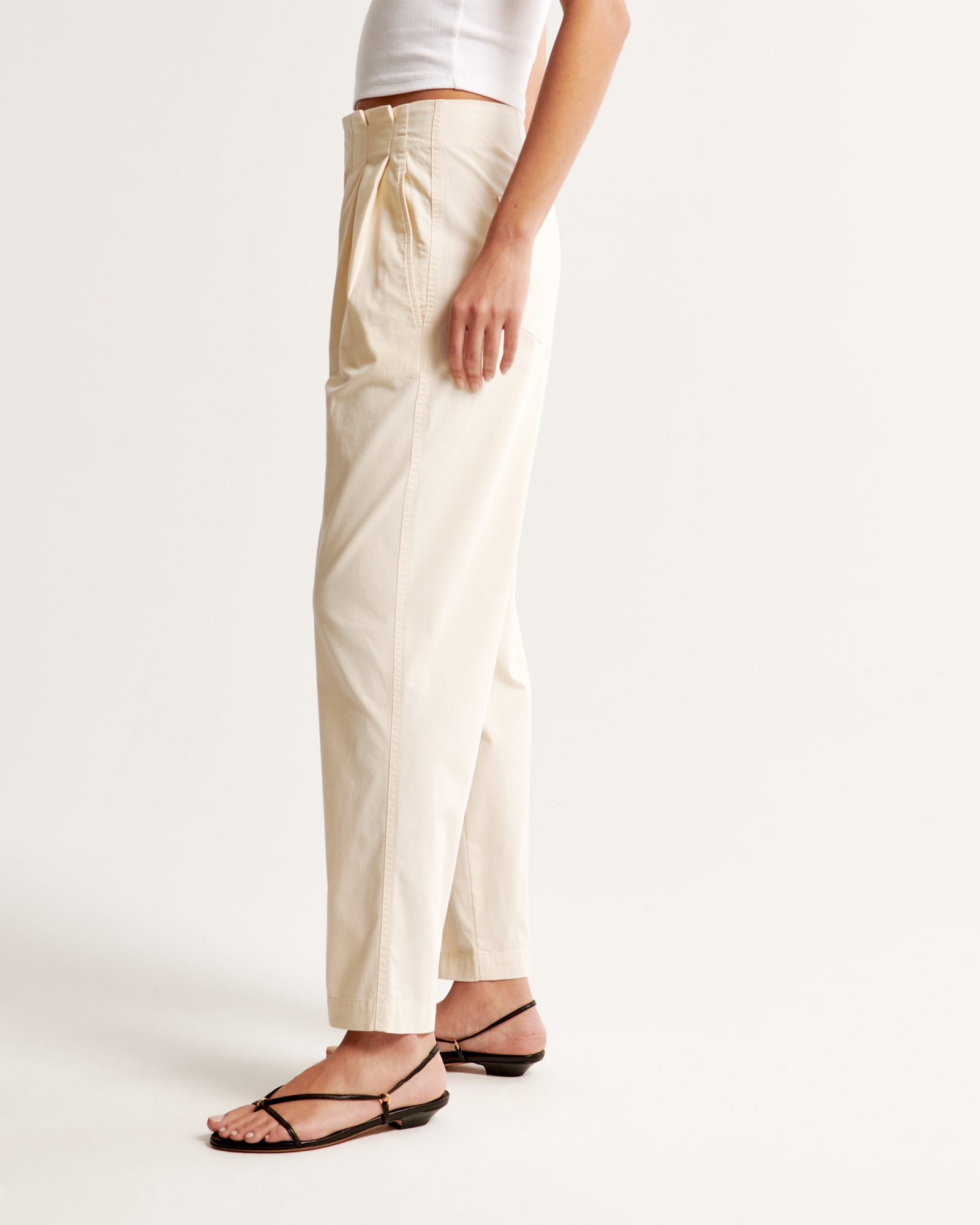 High Rise Tapered Utility Pant