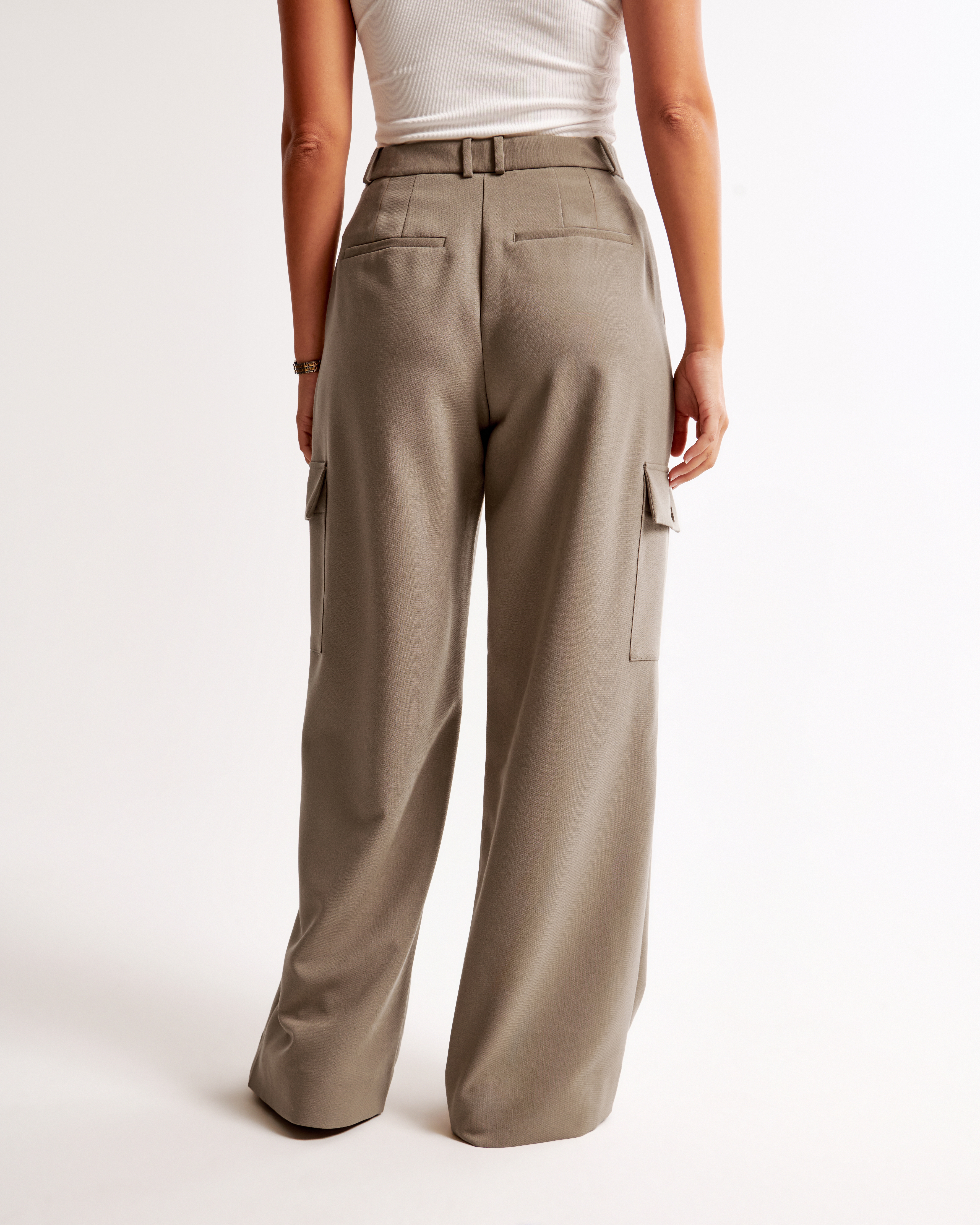 【Anyone more】Hami Cargo Pintuck Wide Pants Amazon.com: Znyeth Cargo Pants Women High Waist Baggy Jeans