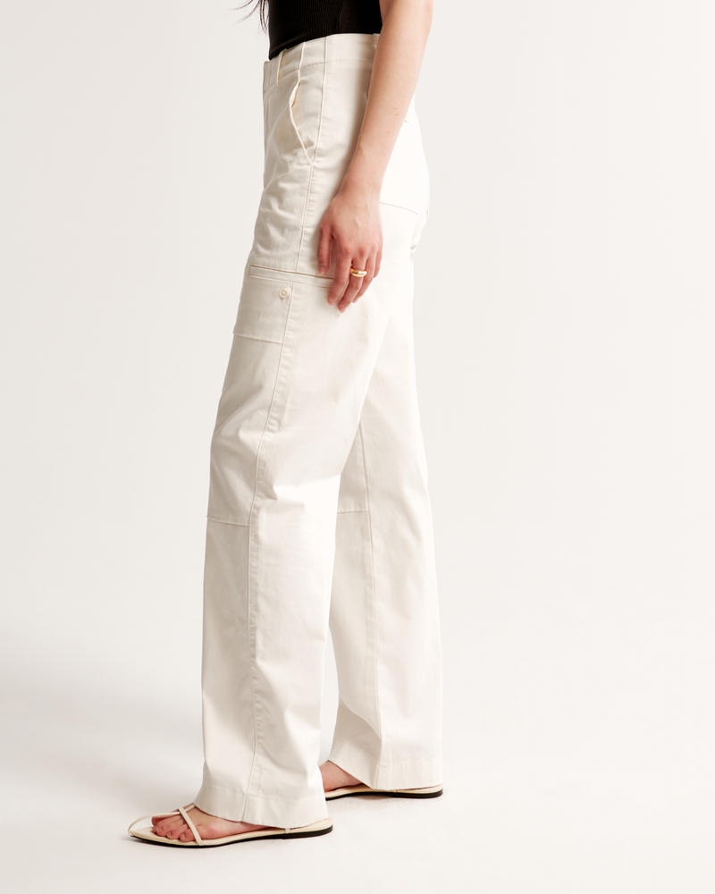 Cotton Relaxed Utility Pant