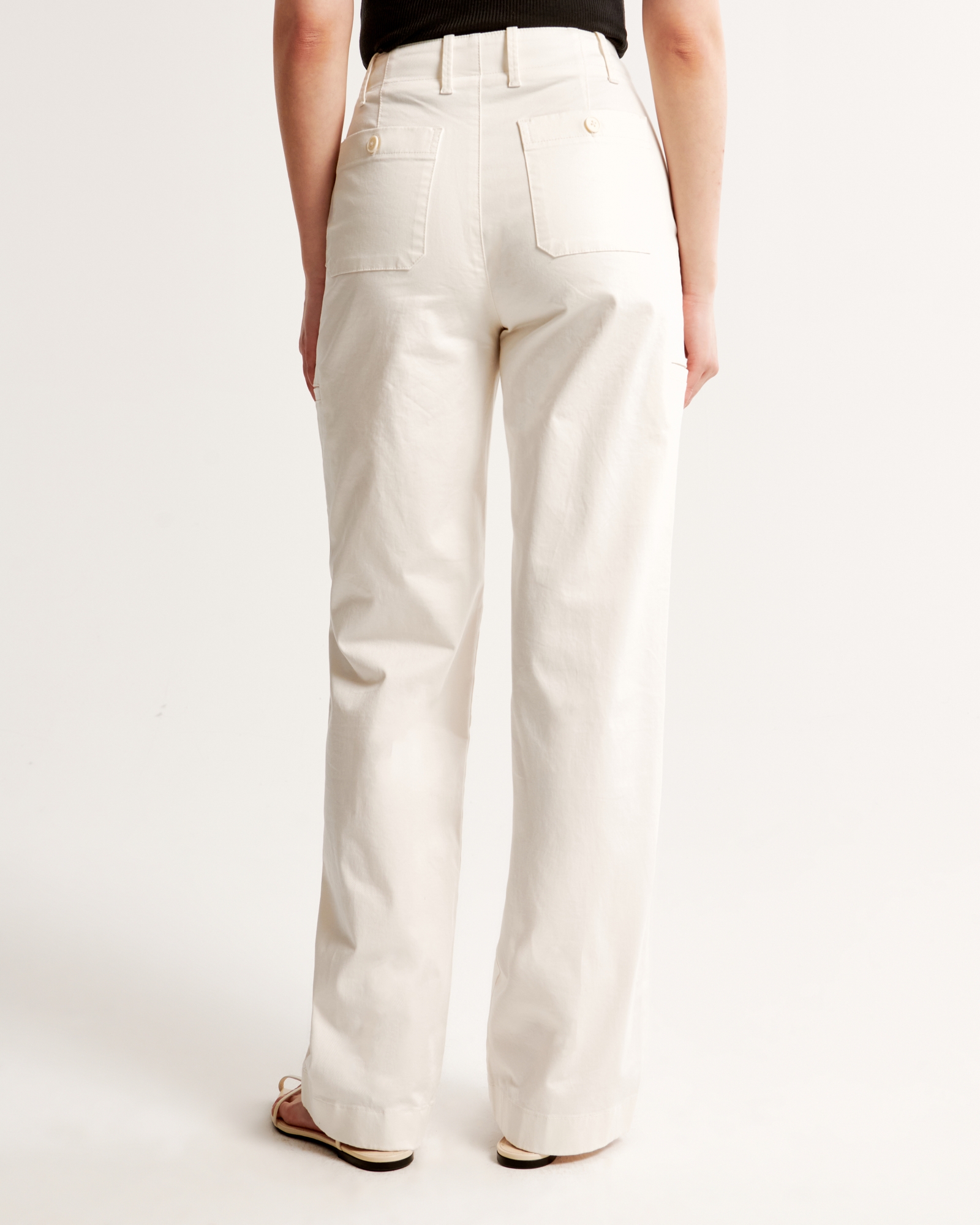 Cotton Relaxed Utility Pant