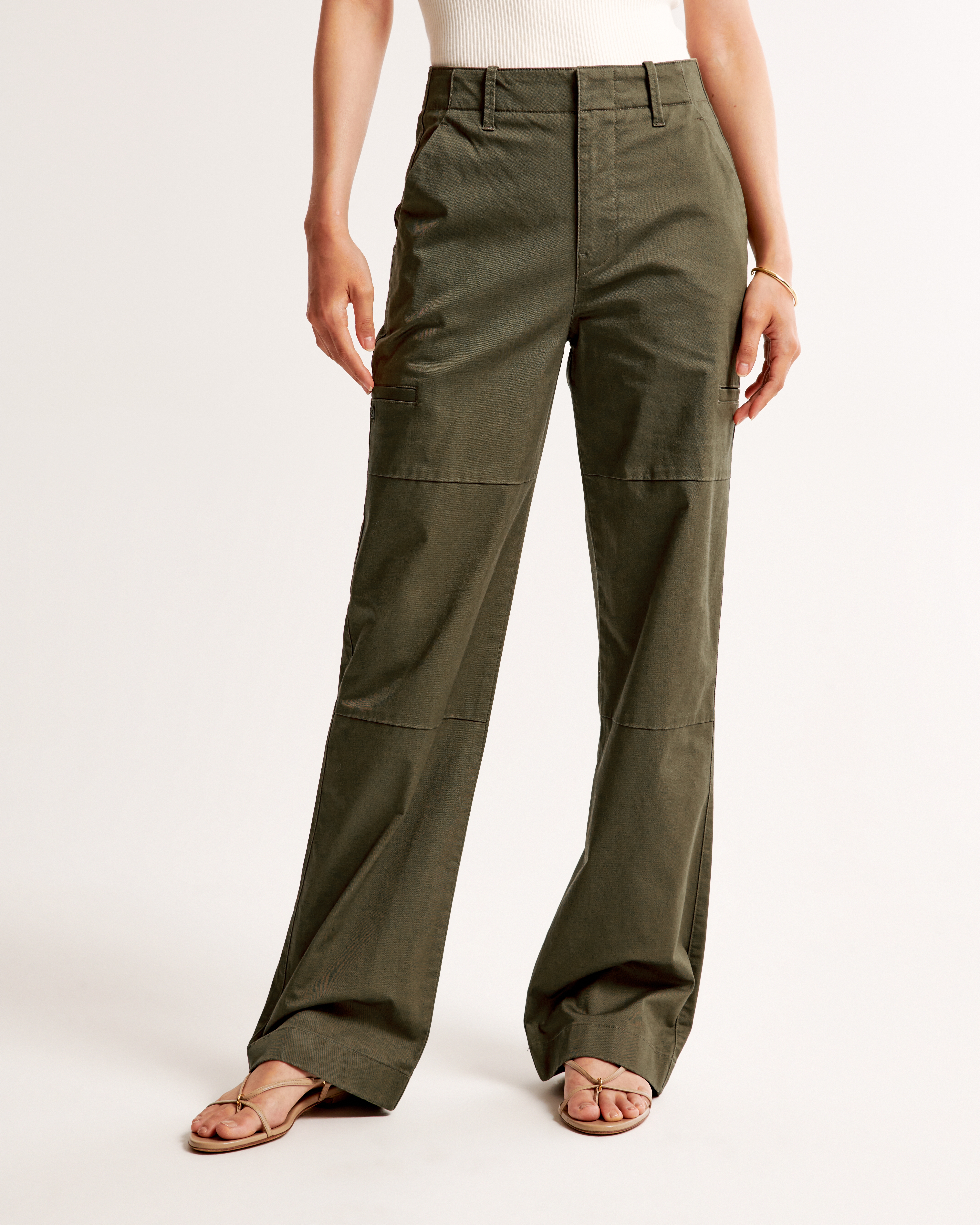 Cotton Relaxed Utility Pant