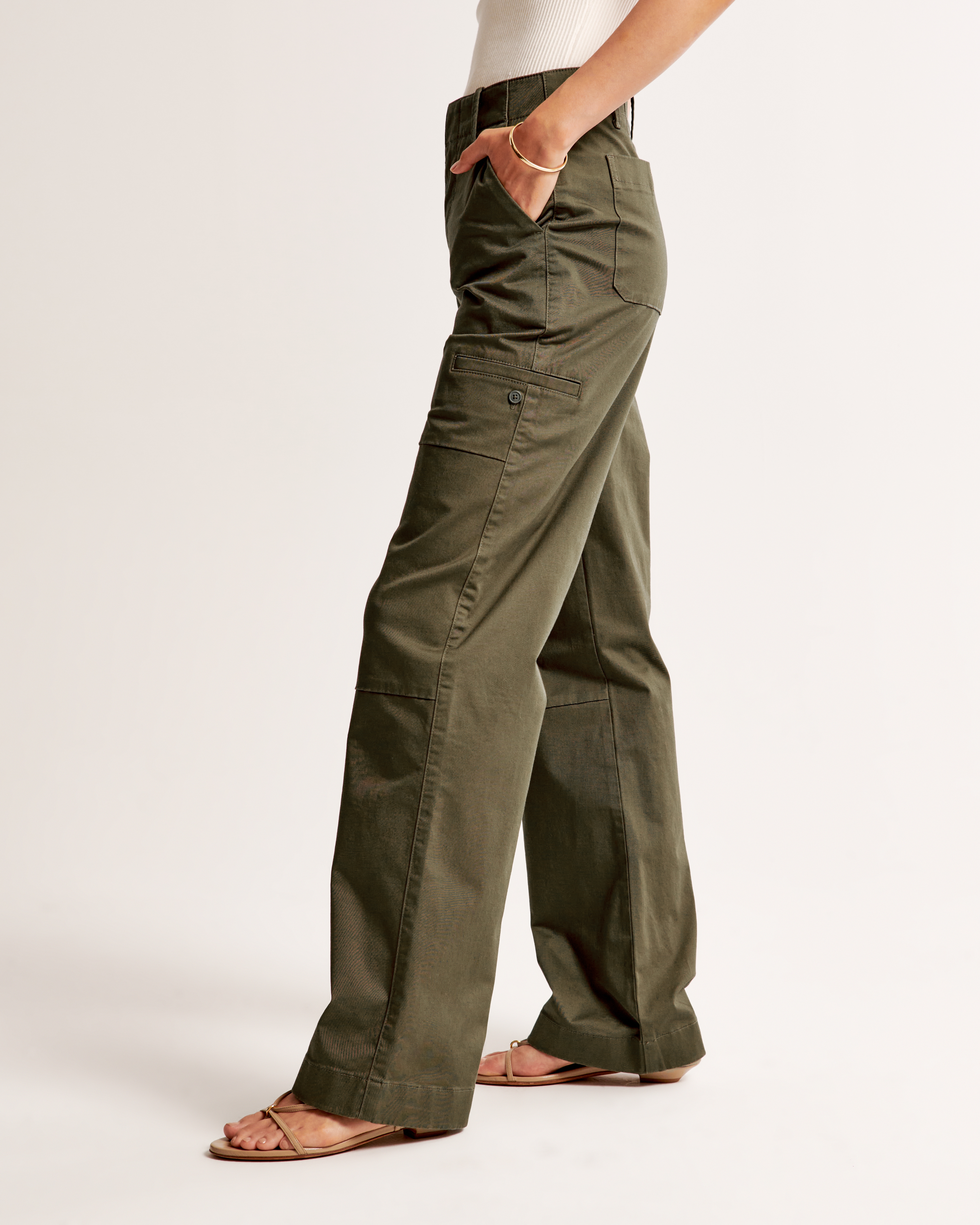 Women's Cotton Relaxed Utility Pant | Women's Bottoms