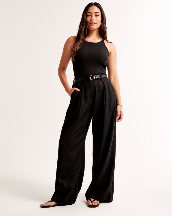 Thelatest Women's Pants Dear Black