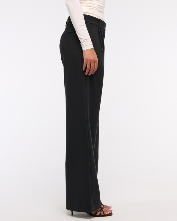 A&F Sloane Low Rise Tailored Wide Leg Pant
