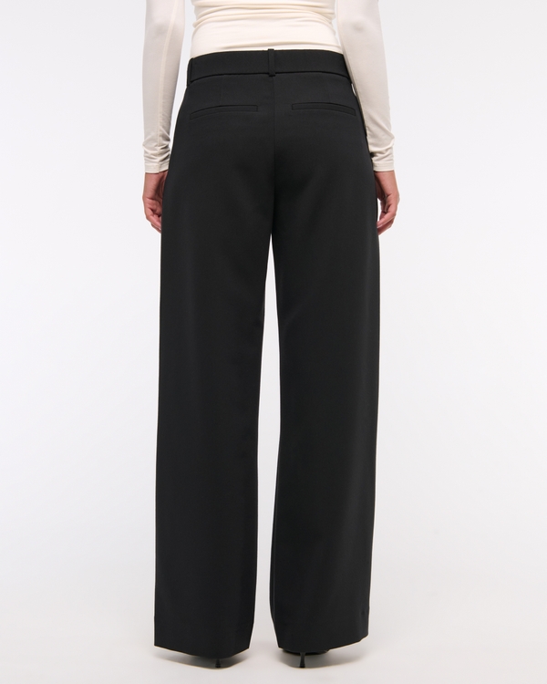 A&F Sloane Low Rise Tailored Wide Leg Pant
