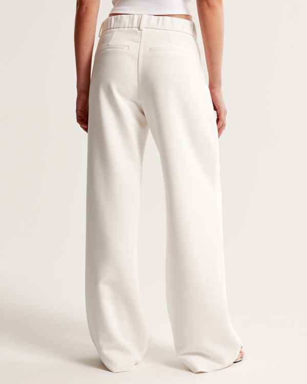 A&F Sloane Low Rise Tailored Wide Leg Pant