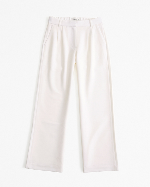 A&F Sloane Low Rise Tailored Wide Leg Pant
