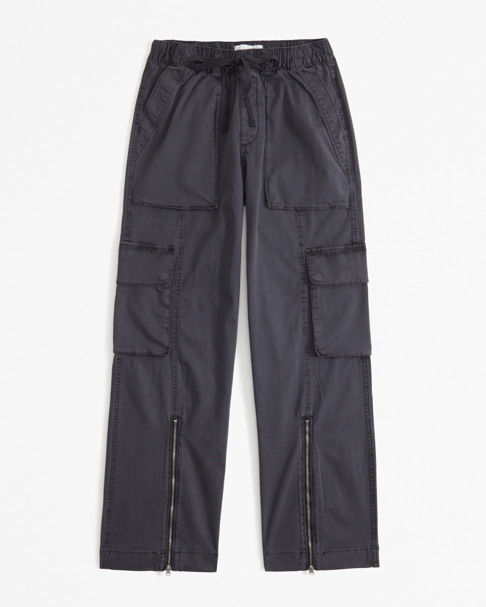 Pull-On Wide Leg Cargo Pant