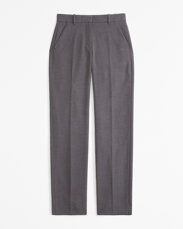 Low Rise Tailored Straight Pant