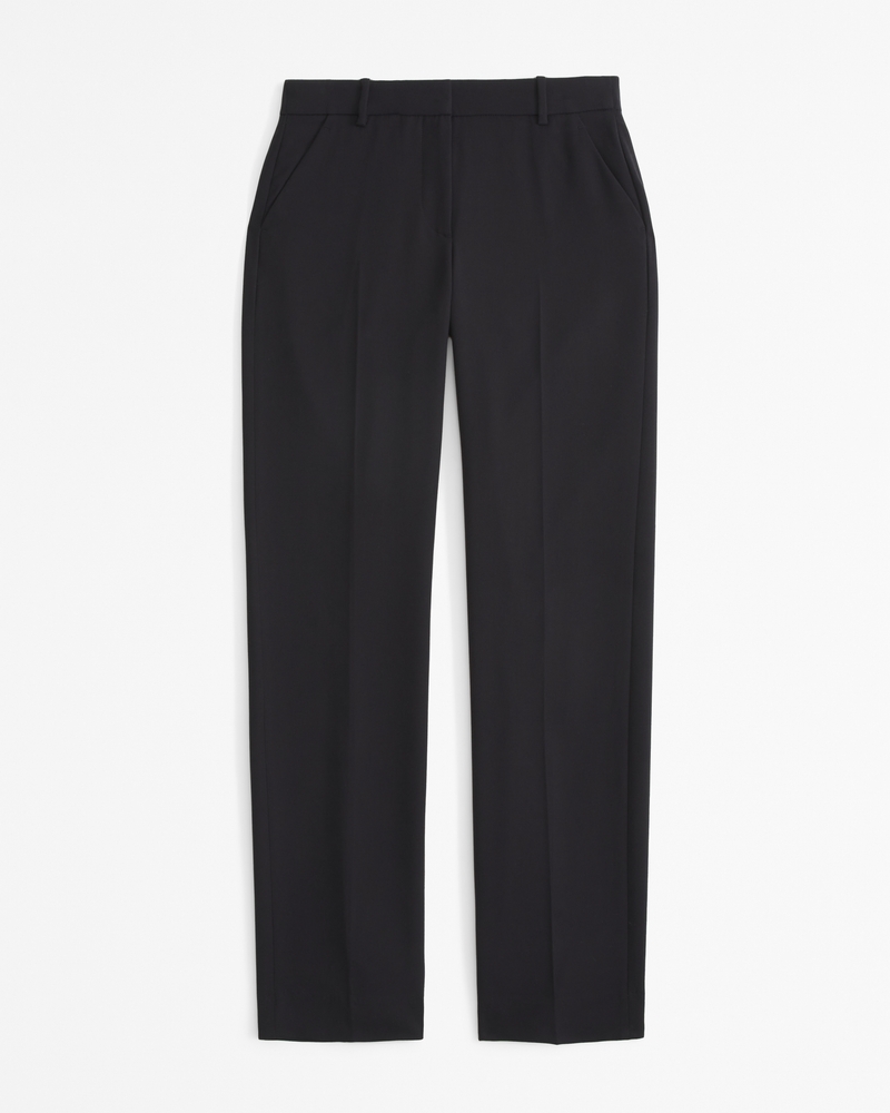 Low Rise Tailored Straight Pant