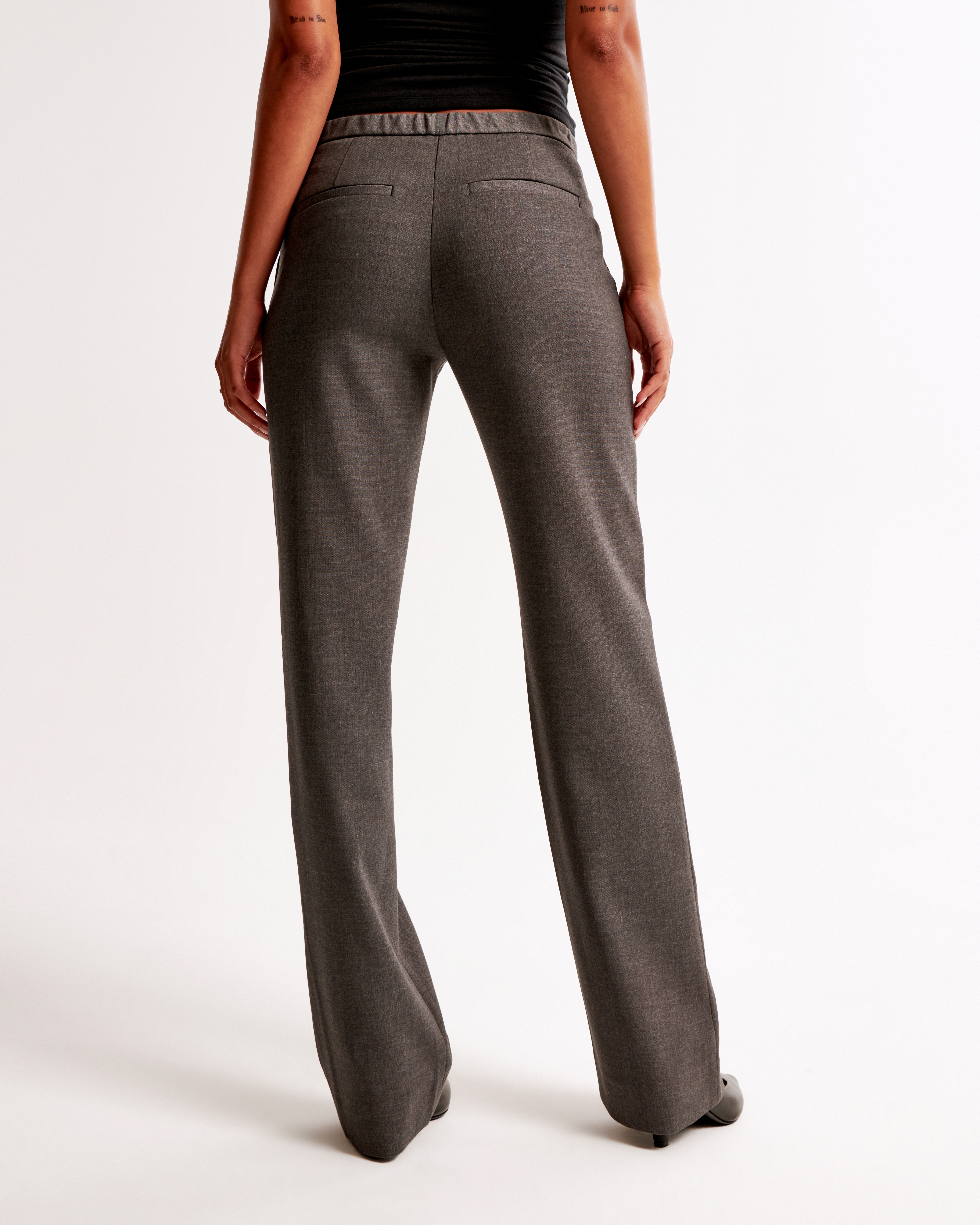 Buy Black Tailored Bootcut Trousers from Next Canada
