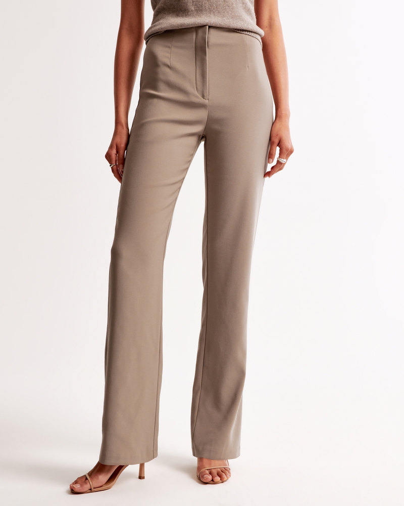 High Rise Slim Boot Trouser