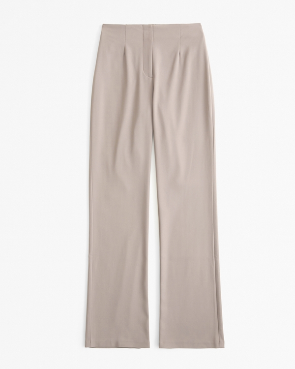 High Rise Slim Boot Trouser, Light Brown view 1