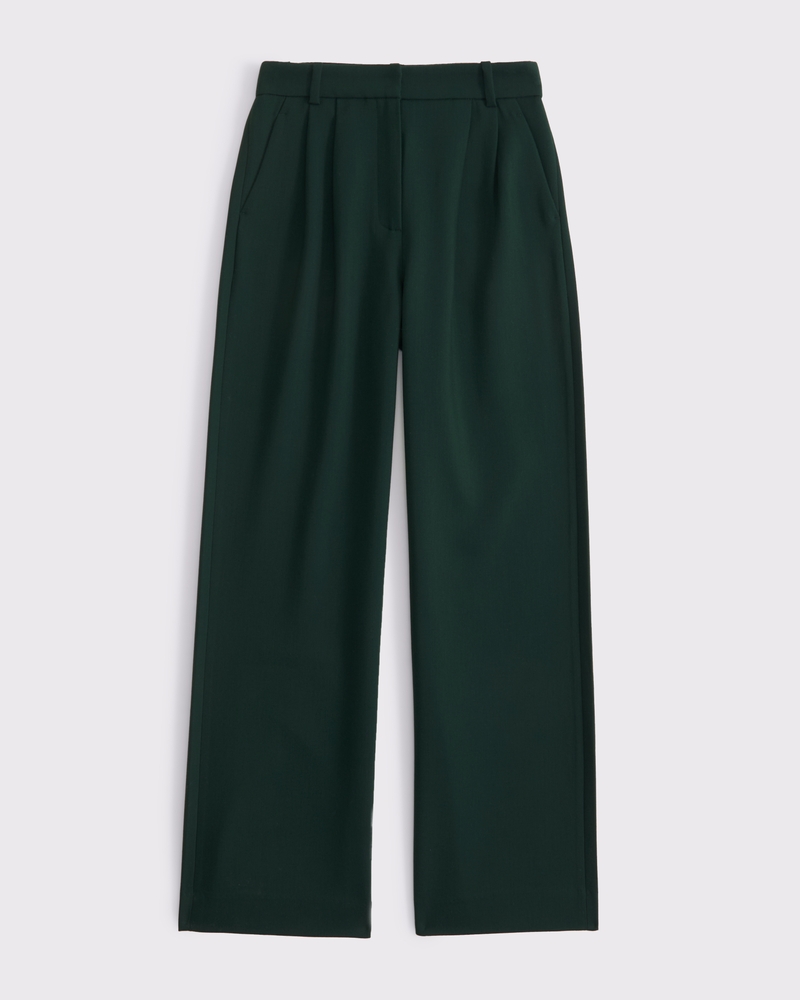 A&F Sloane Tailored Wide Leg Pant