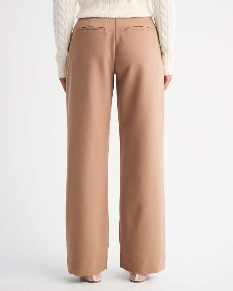 Curve Love A&F Sloane Tailored Wide Leg Pant