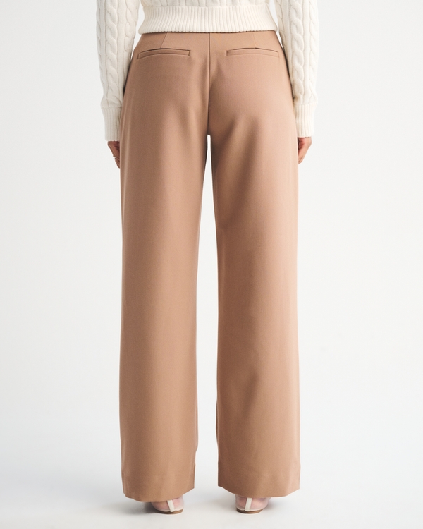 Curve Love A&F Sloane Tailored Wide Leg Pant