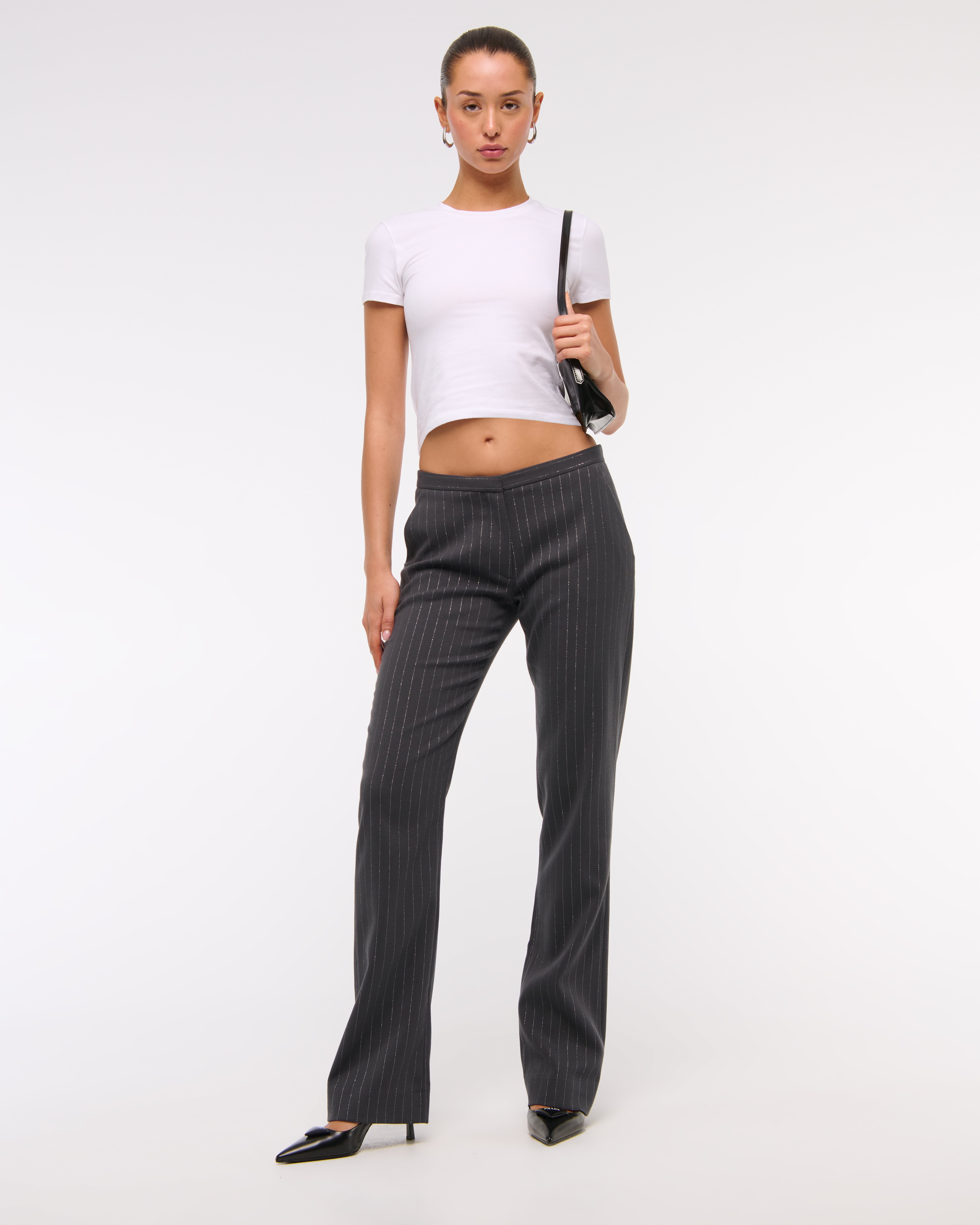 Женские ботинки Abercrombie & Fitch Low Rise Tailored Slim Boot Pant — фото 2