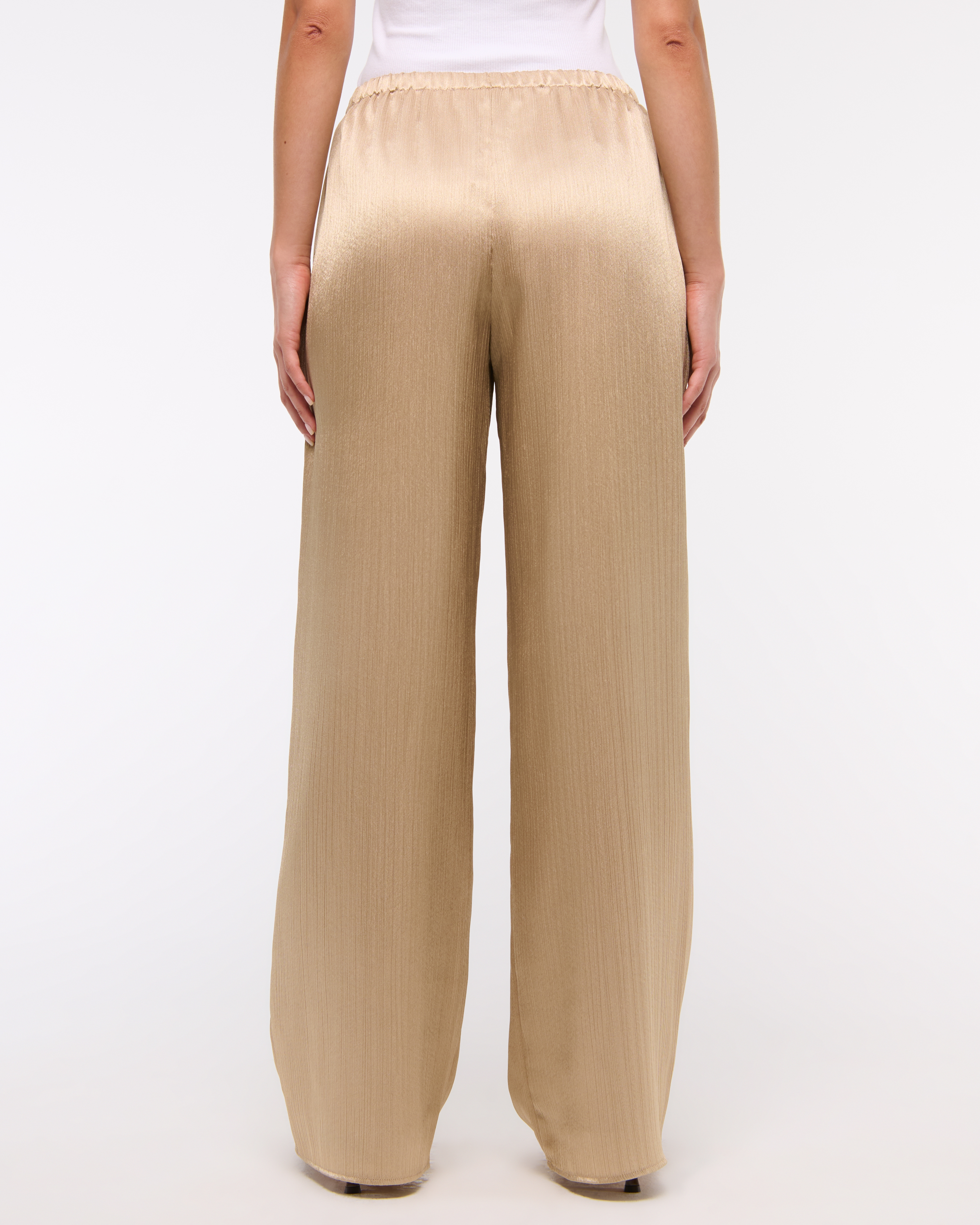 (*)様 CLARA SATIN TUCK PANTS ameri AMERI】CLARA SATIN TUCK PANTS (0225208880160) | CLOAK&CO EC