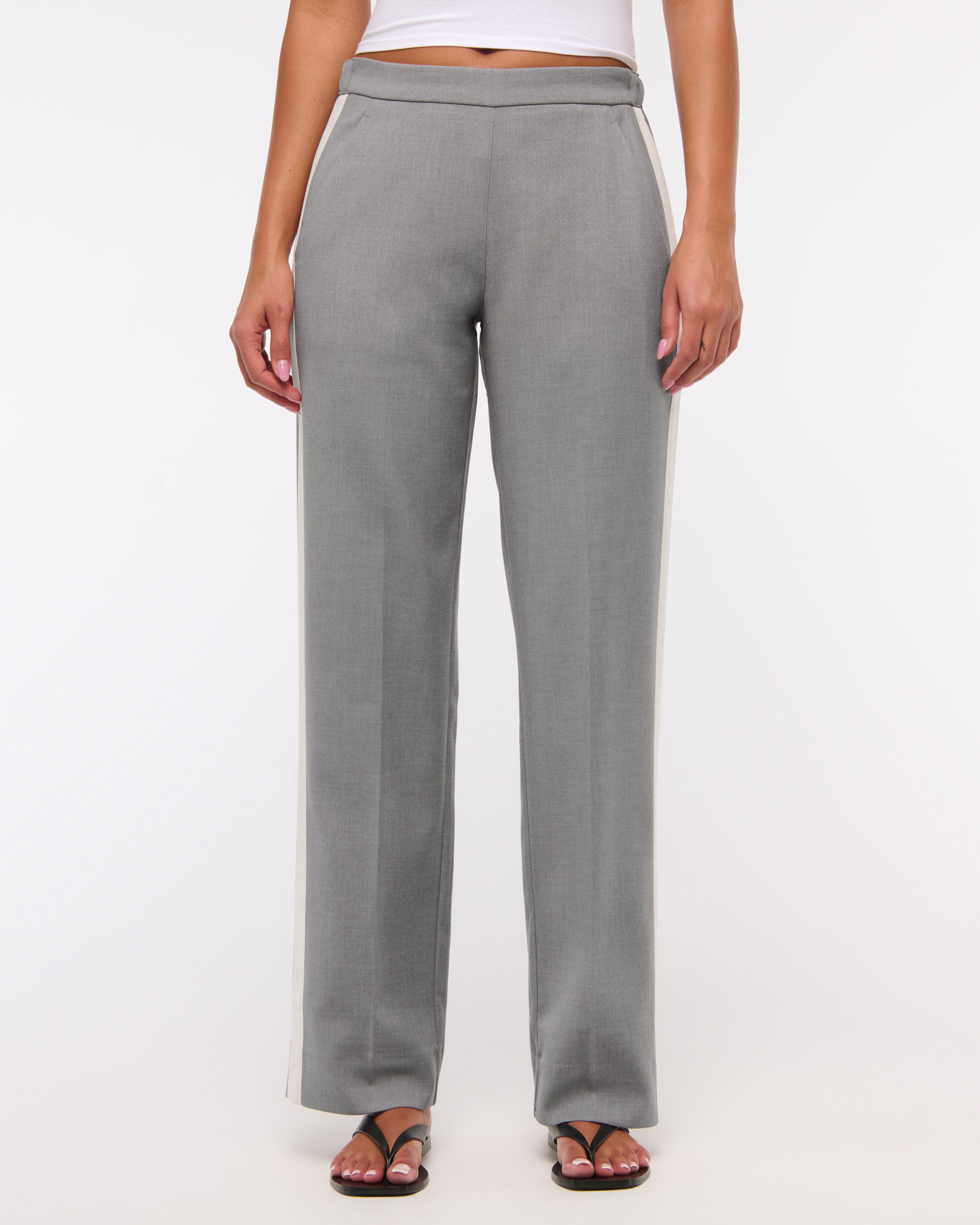 Женские брюки Abercrombie & Fitch Side Stripe Pull-On Pant — фото 3