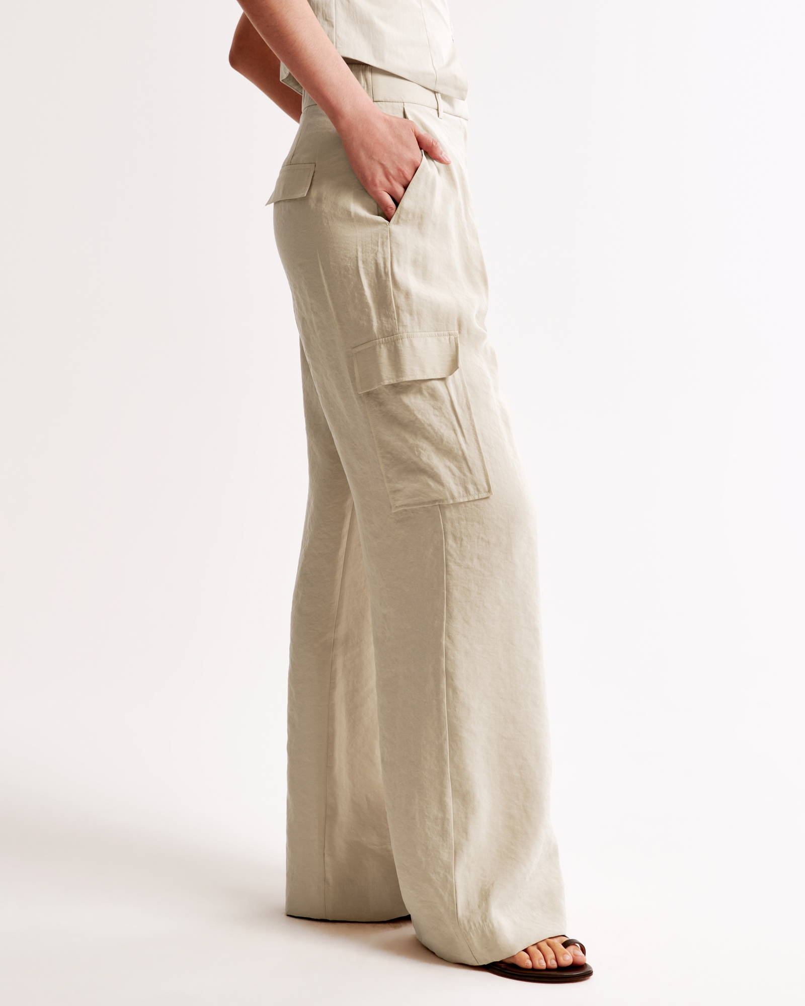 Drapey Tailored Cargo Pant