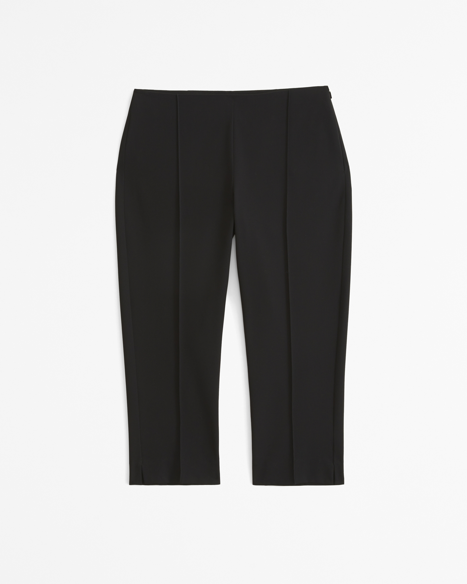 Low Rise Pintuck Capri Pant