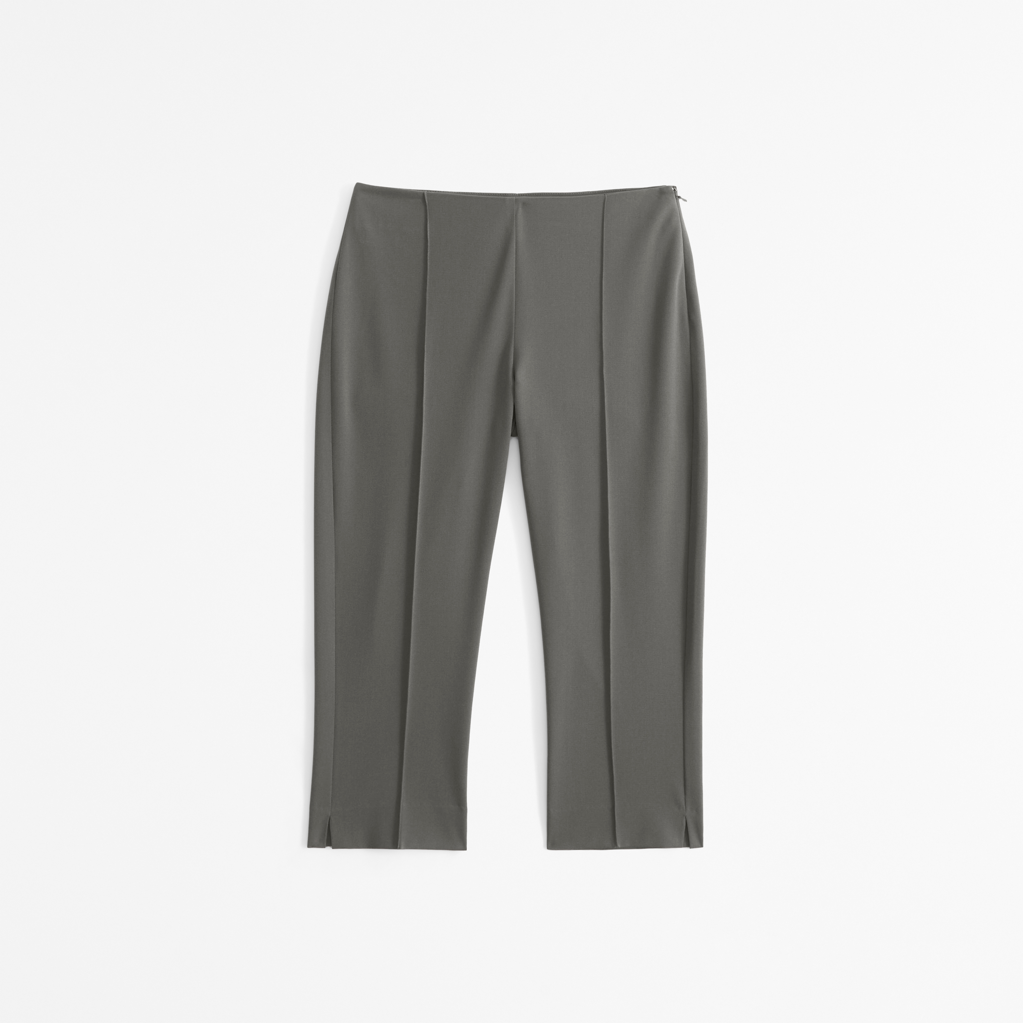 【COYSEIO】CURVE PINTUCK PANTS GREY CURVE PINTUCK PANTS CHARCOAL - coyseio
