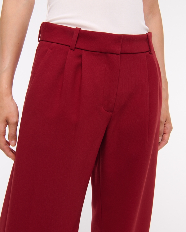 A&F Sloane Low Rise Tailored Wide Leg Pant