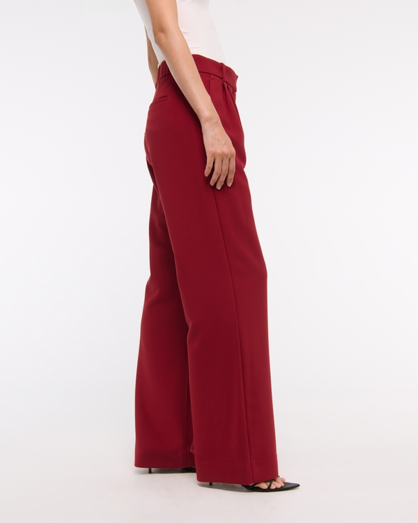 A&F Sloane Low Rise Tailored Wide Leg Pant