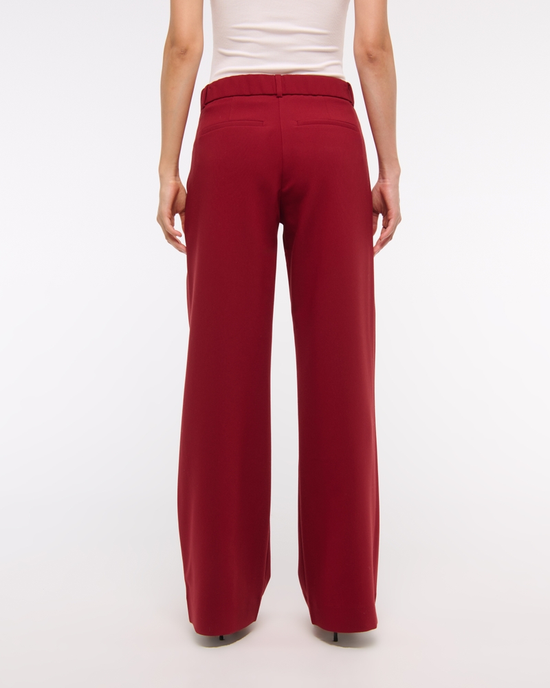 A&F Sloane Low Rise Tailored Wide Leg Pant