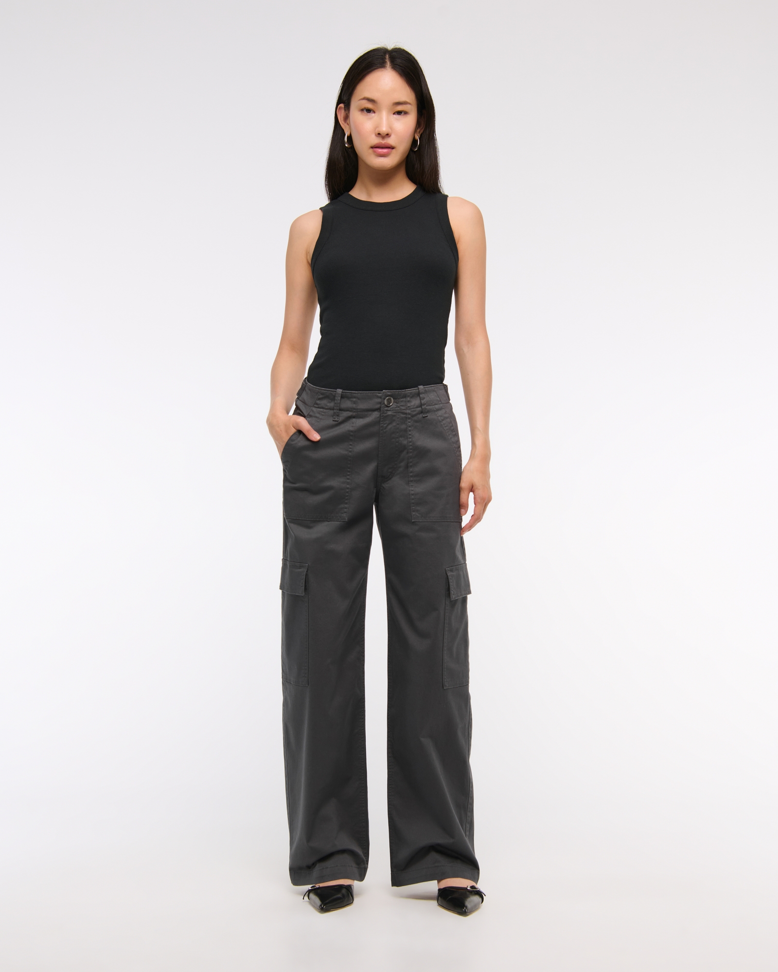 Low Rise Loose Cargo Pant