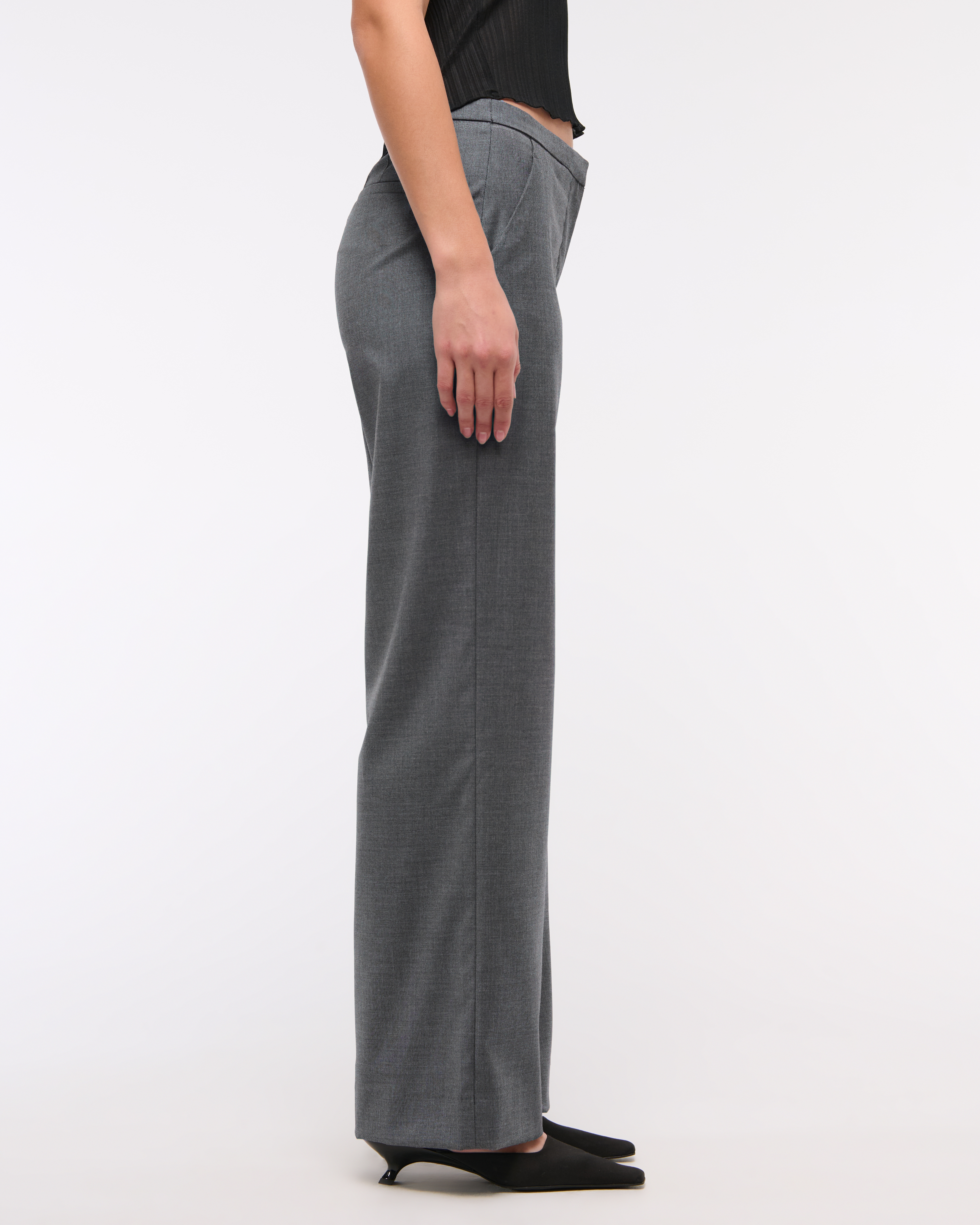 【超特価sale開催】  Women's Low Rise Clean Tailored Wide Leg Pant | Women's パンツ