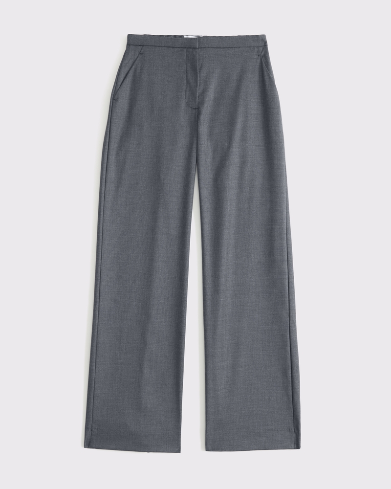 Women's Low Rise Clean Tailored Wide Leg Pant | Women's Women's Low Rise Clean Tailored Wide Leg Pant | Women's