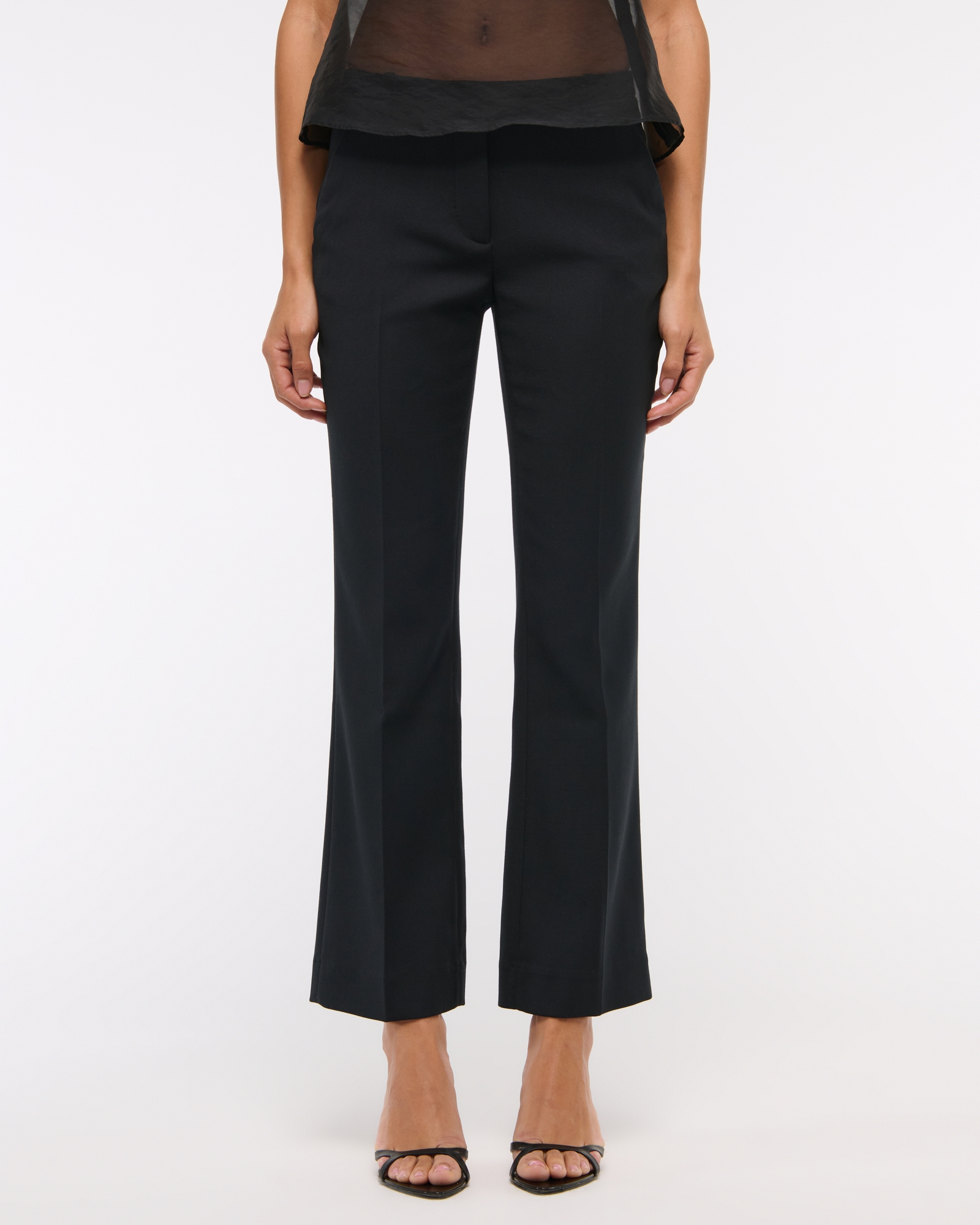 Low Rise Cropped Boot Pant