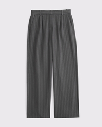 Curve Love A&F Sloane Low Rise Tailored Wide Leg Pant