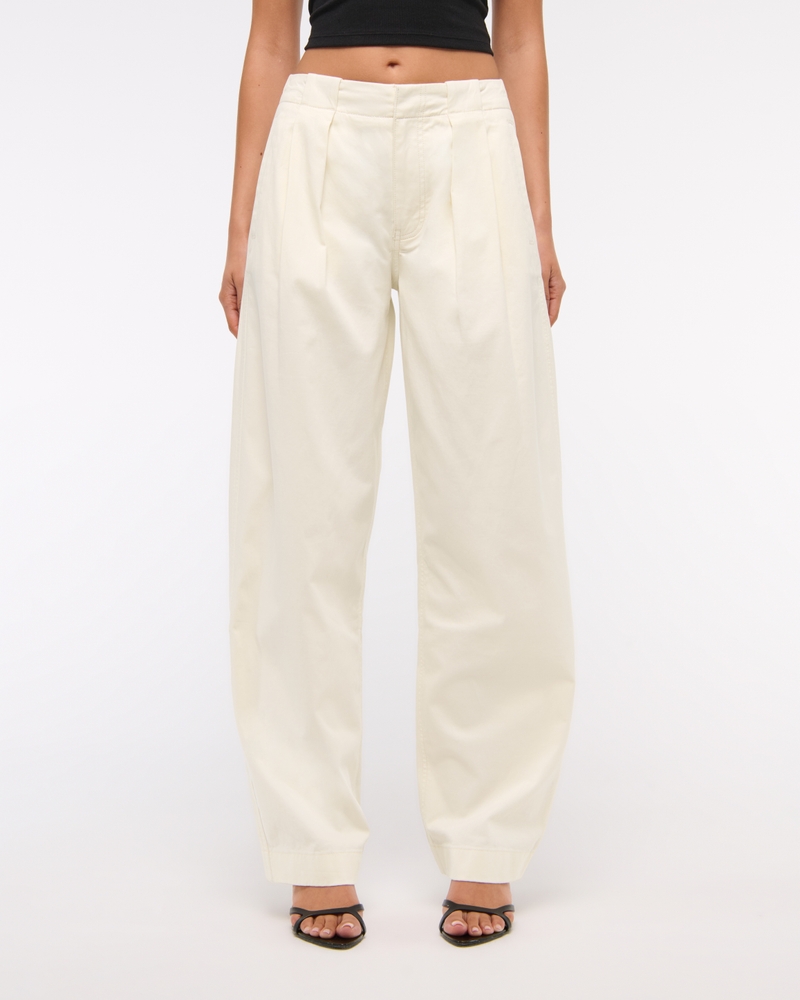 Mid Rise Barrel Pant