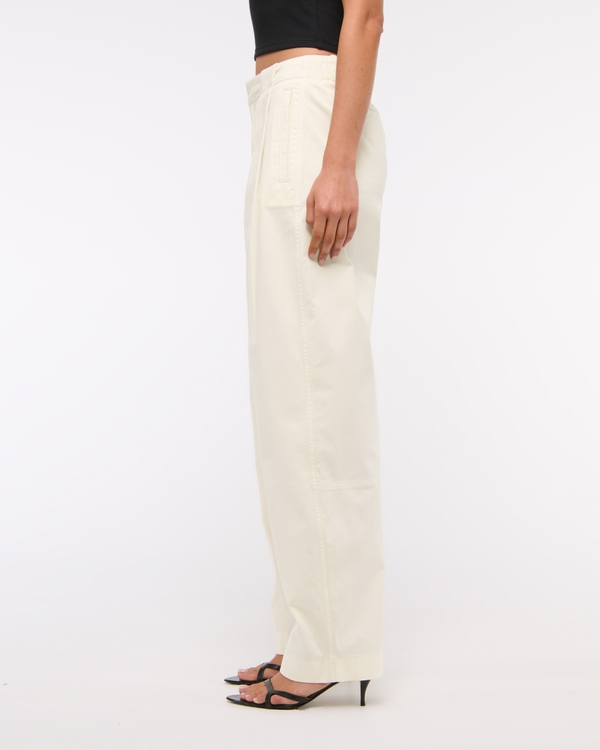 Mid Rise Barrel Pant