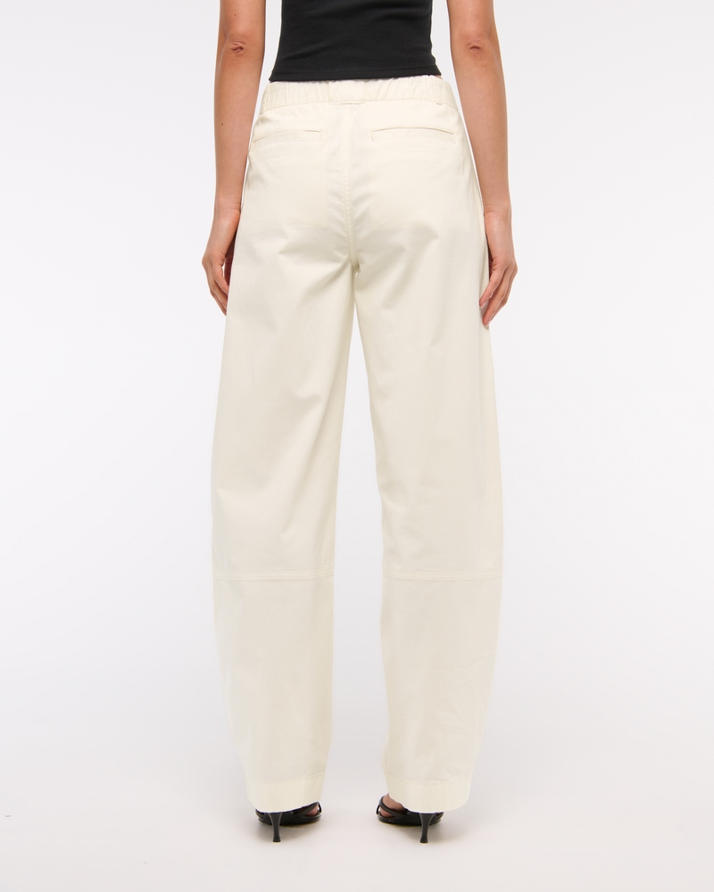 Mid Rise Barrel Pant