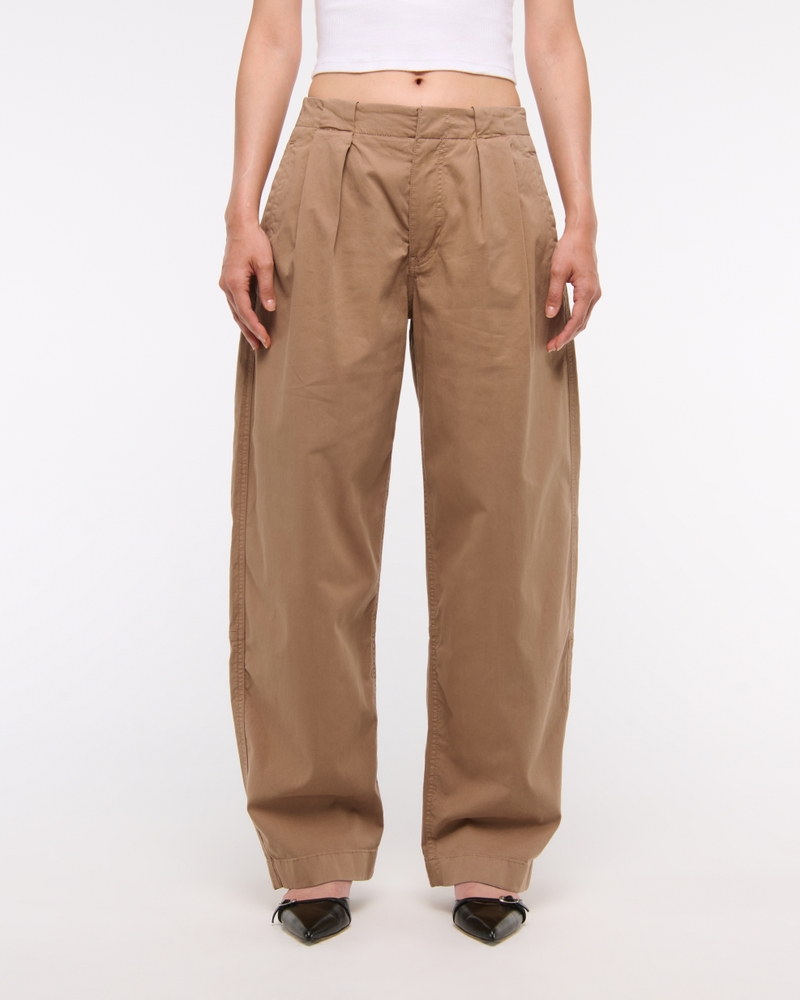 Mid Rise Barrel Pant