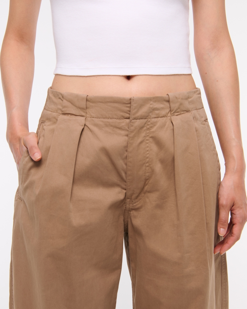 Mid Rise Barrel Pant
