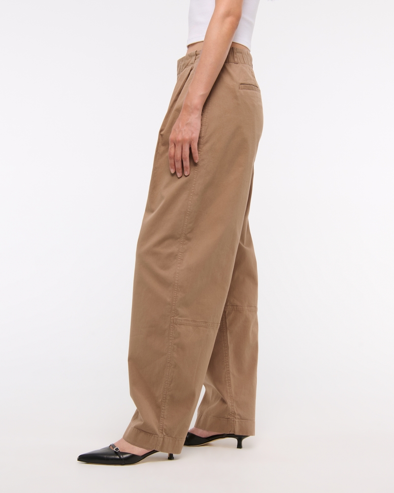 Mid Rise Barrel Pant