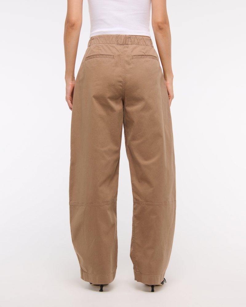 Mid Rise Barrel Pant
