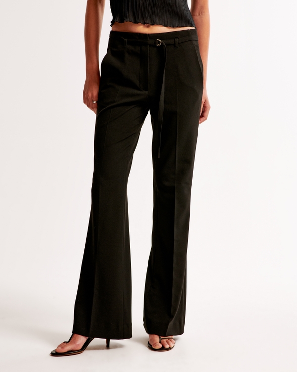 Mini Belt Flare Pant