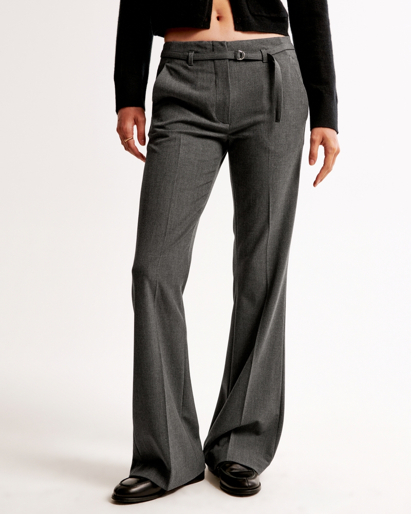 Mini Belt Flare Pant