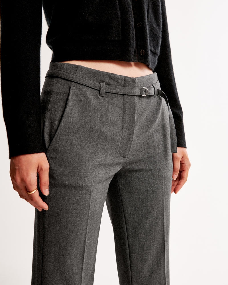 Mini Belt Flare Pant